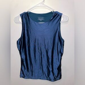 Tahari Modern Essentials Body Hugging Teal Top